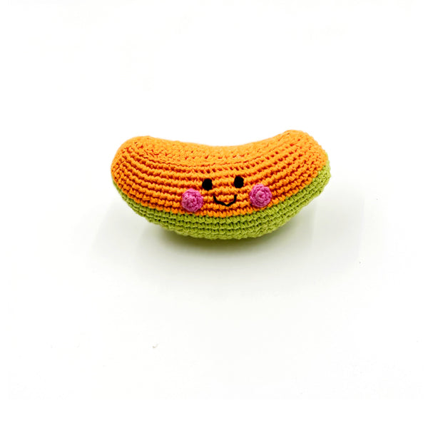 Pebble Fair Trade Melon Slice Rattle