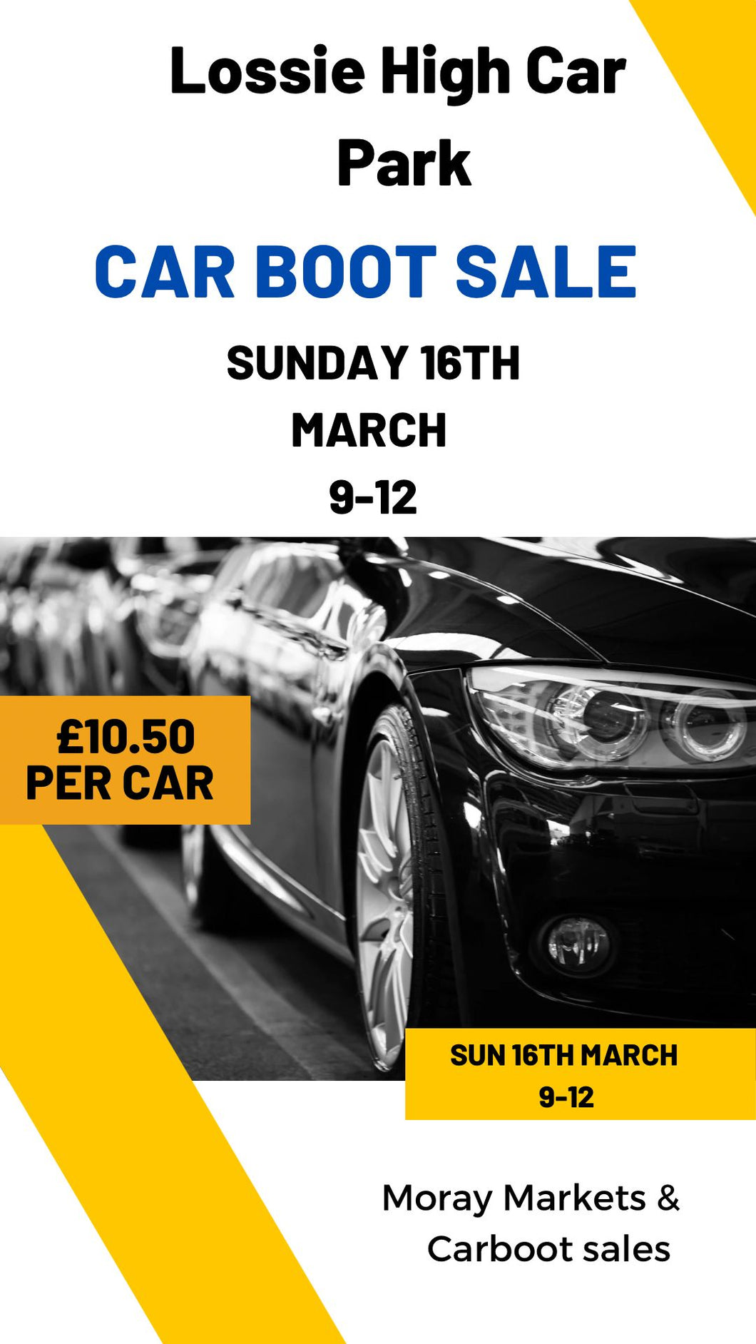 Carboot Sale - Sunday 16th March 2025 ( VAN OR TRADER ONLY )
