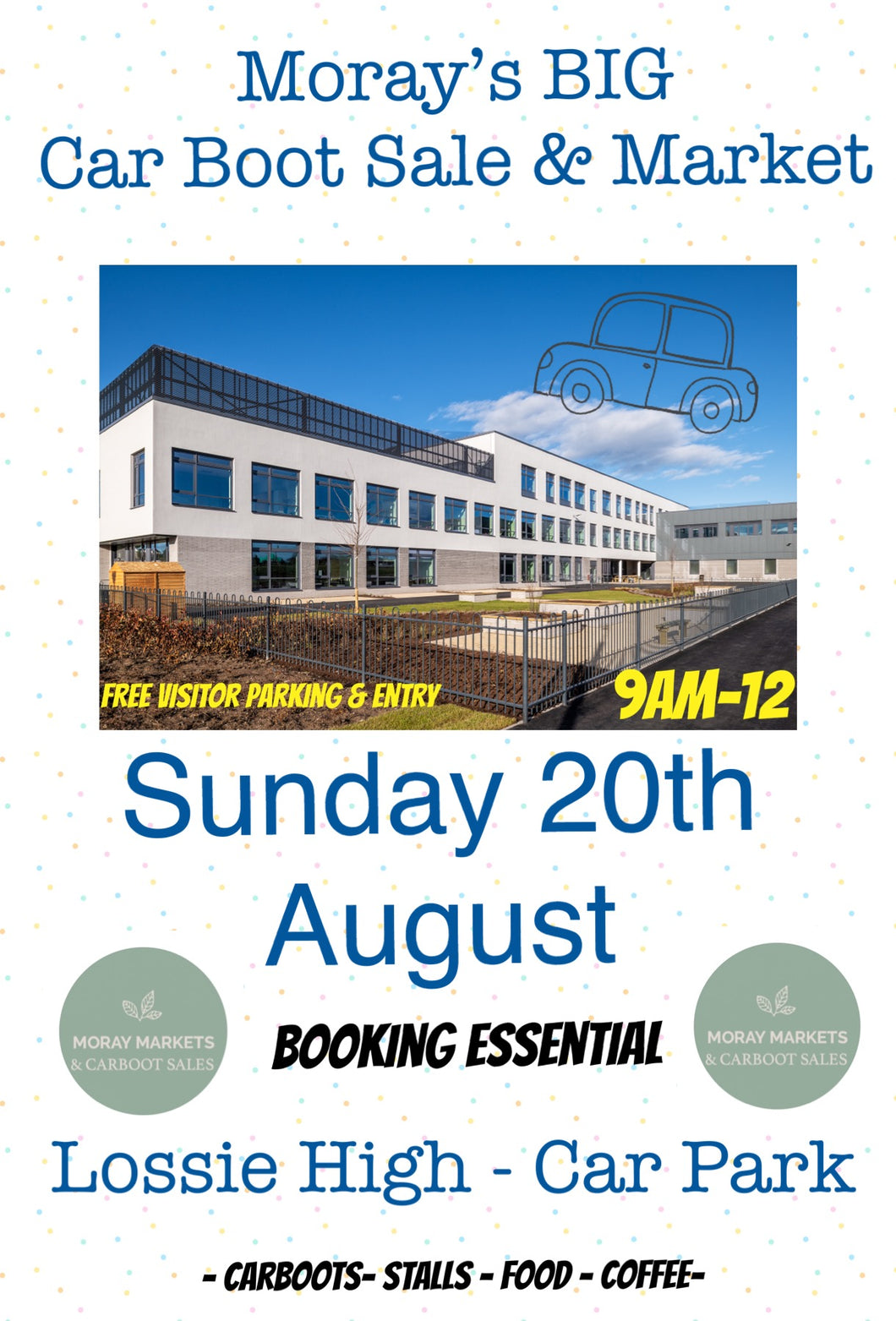 Moray's Big Car Boot Sale - August 2023