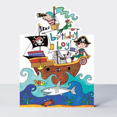 Rachel Ellen Pirate Ship Card