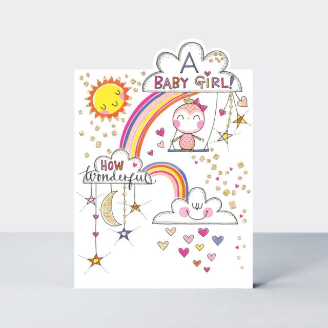 Rachel Ellen A Baby Girl Card