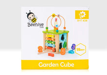 Load image into Gallery viewer, Beehive Wooden Play Garden Cube
