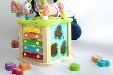 Load image into Gallery viewer, Beehive Wooden Play Garden Cube

