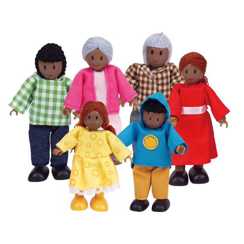 Hape Wooden Dolls - African American