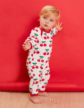 Load image into Gallery viewer, Organic Cherry Print Sleepsuit
