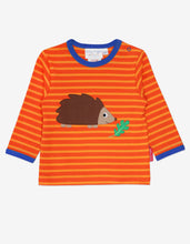 Load image into Gallery viewer, Toby Tiger Organic Long Sleeve Hedgehog T-shirt
