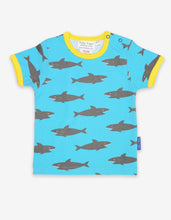 Load image into Gallery viewer, Toby Tiger Organic Shark T-Shirt
