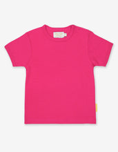 Load image into Gallery viewer, Toby Tiger Organic Pink T-Shirt
