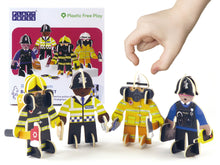 Load image into Gallery viewer, Play Press Police &amp; Fire Rescue Team Play Set
