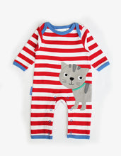 Load image into Gallery viewer, Toby Tiger Organic Cat Sleepsuit
