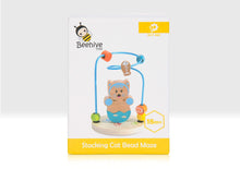Load image into Gallery viewer, Beehive Wooden Mini Cat Stacker
