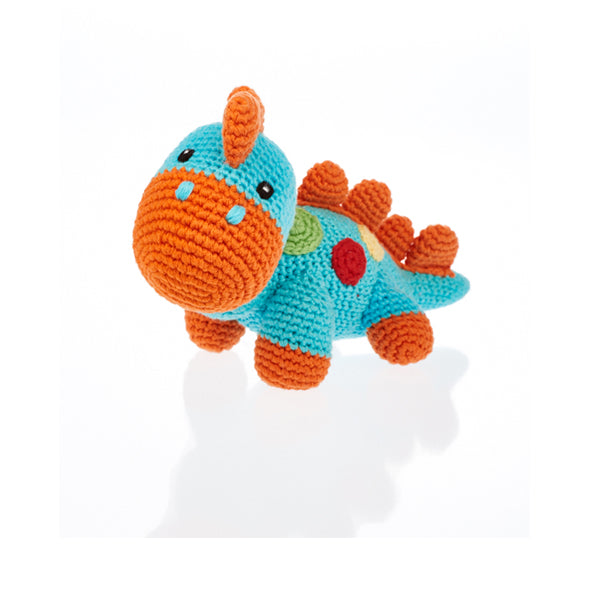 Pebble - Fair Trade Organic Dino Rattle