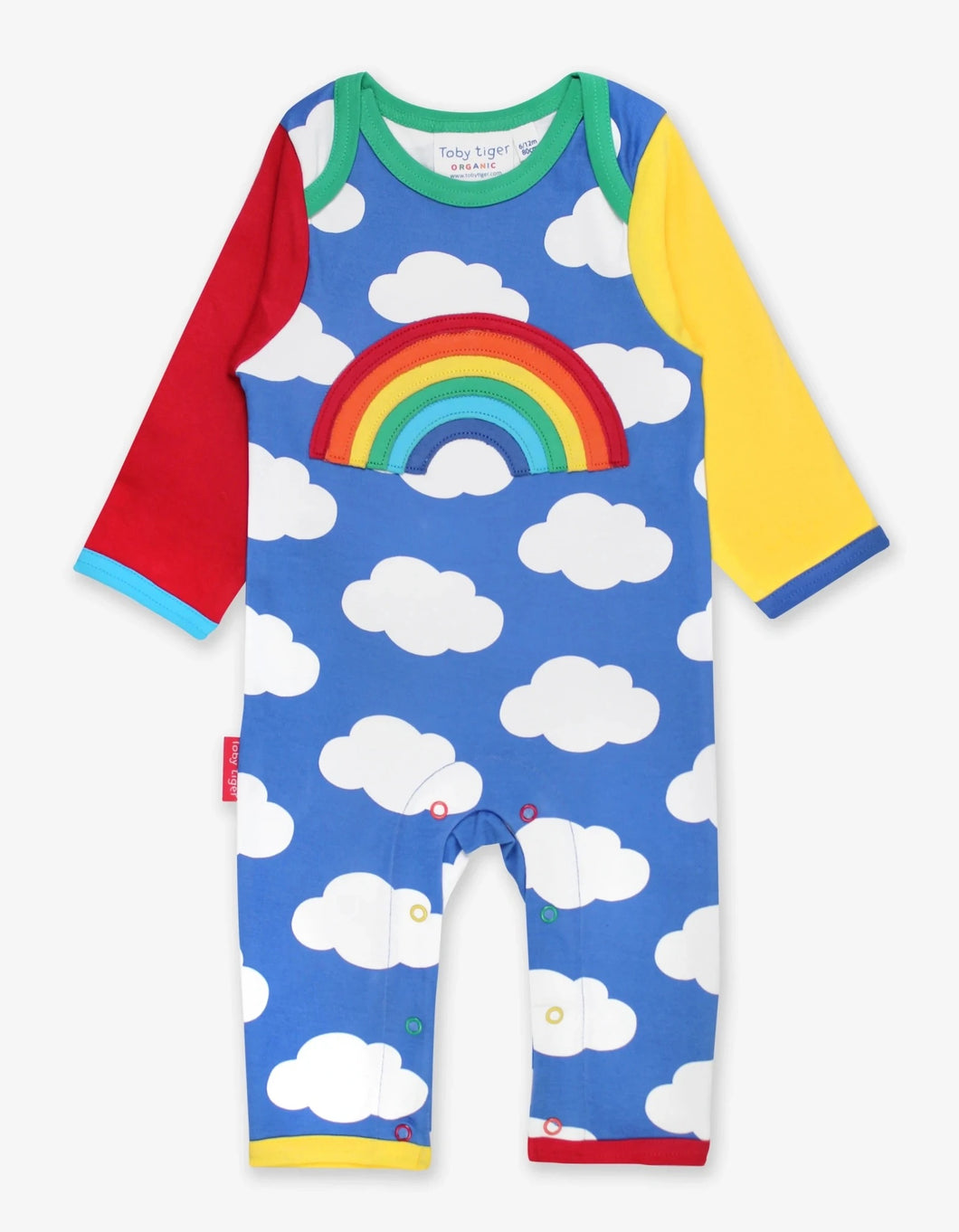 Toby Tiger Rainbow Sleep Suit