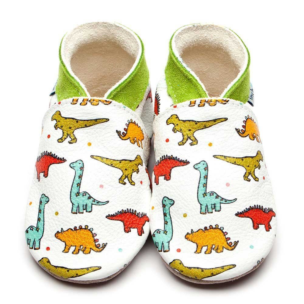 Inch Blue - Soft Leather Jurassic Baby Shoes