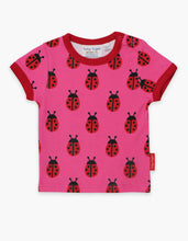 Load image into Gallery viewer, Toby Tiger Organic Ladybird T-Shirt
