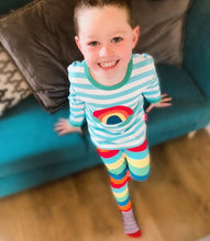 Load image into Gallery viewer, Toby Tiger Organic Multi Stripe Leggings

