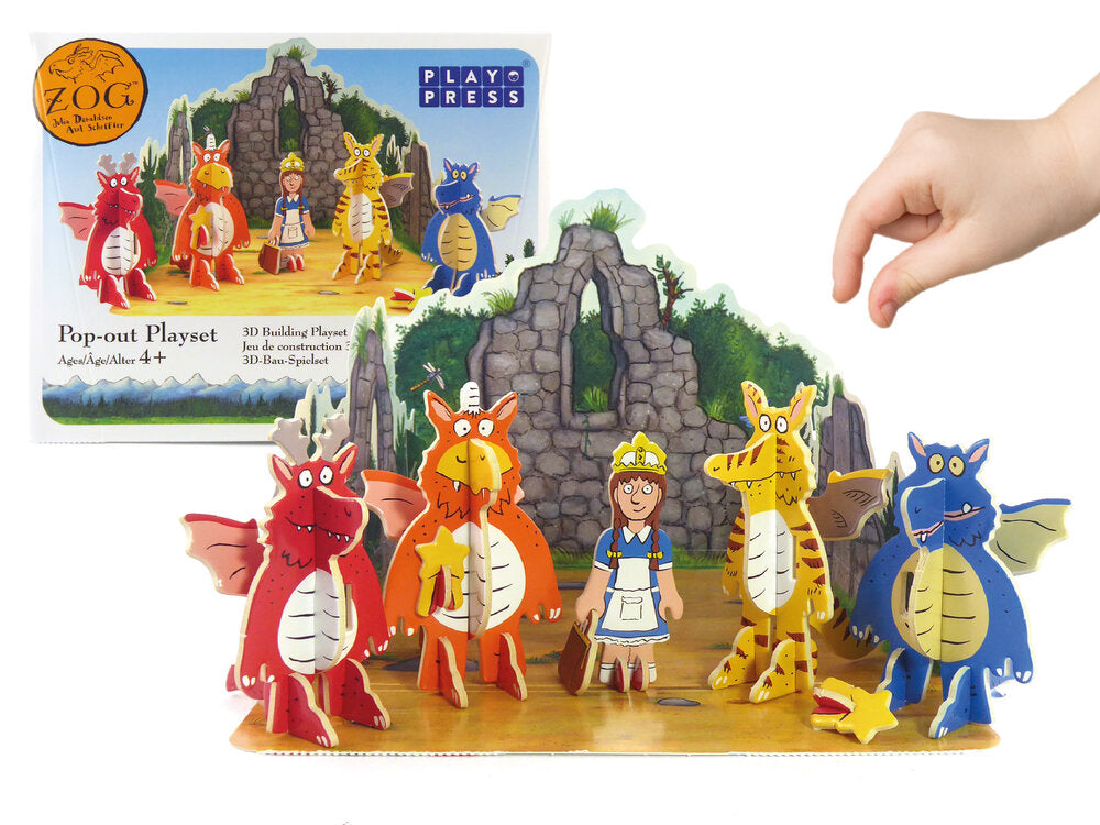 Play Press Zog Pop Out Playset